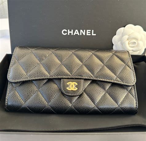 celebrity chanel wallet|chanel long wallet price.